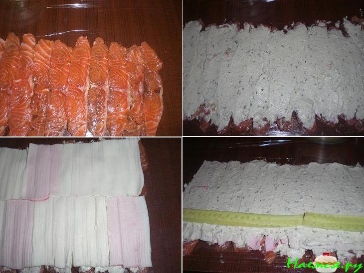 Лососевый рулет