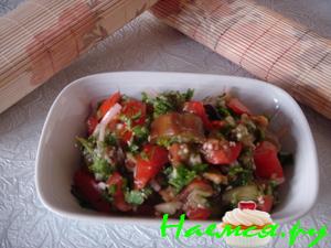 Салат из баклажанов "Восточный"