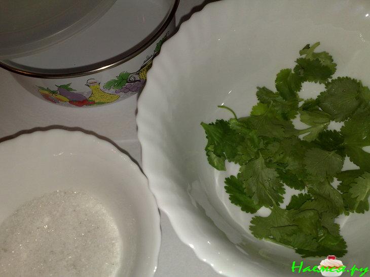 "Рыбка с кинзой на завтрак" 