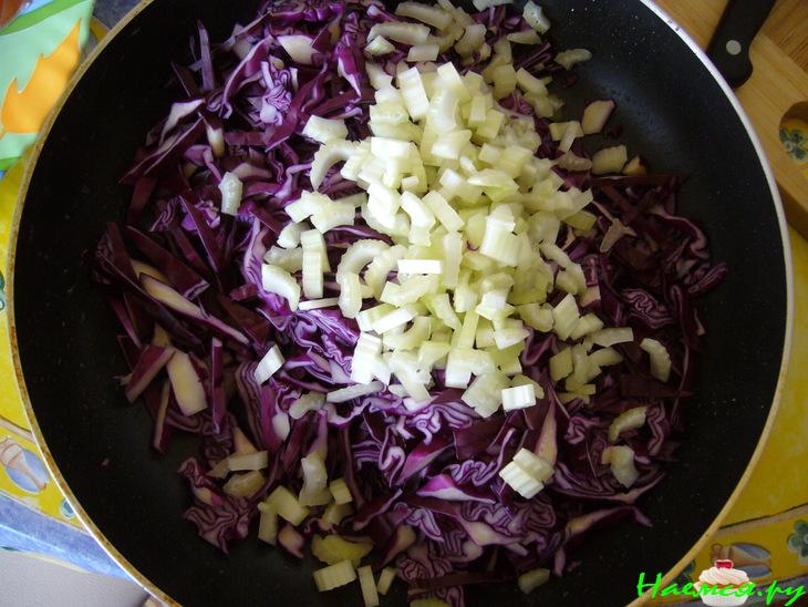 Сёмга на овощной подушке