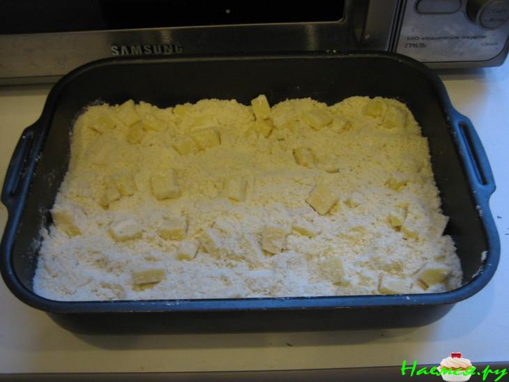 Пирог лёгкий с рыбкой