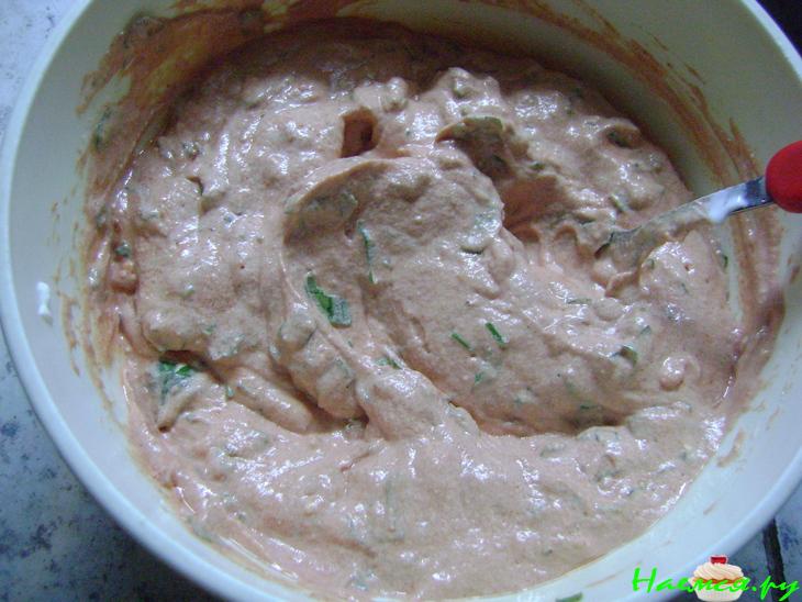 Салат из перца под соусом