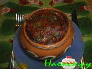 Жаркое с рыбой в горшочке