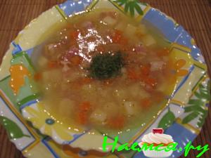 Супчик картофельный с беконом