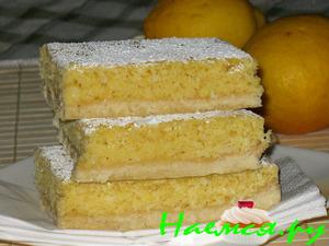 Лимонно-кокосовый пирог (Lemon-Coconut-Slice)