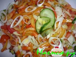 Салат "Поцелуй лета" Салат "Поцелуй лета"