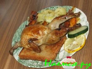 Перепёлки жареные