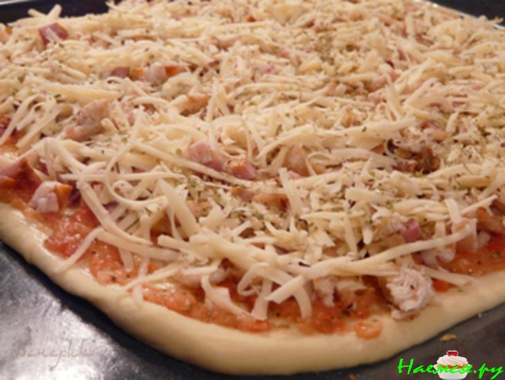 Пицца "Цыпленок Барбекю" Пицца "Цыпленок Барбекю"