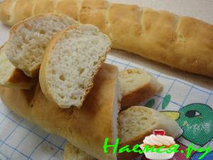 "Быстрый" багет (французский хлеб) - необычный подход к дрожжевому тесту