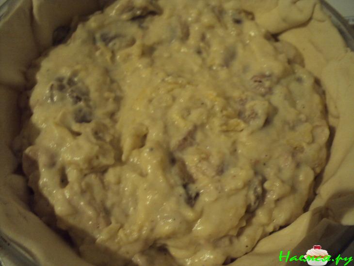 Французский пирог с курицей (Tourte au poulet) Французский пирог с курицей (Tourte au poulet)