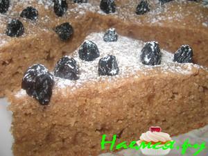 Манник шоколадный с изюмом