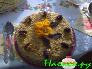 Торт бисквитный "Наслаждение" (с виски) Торт бисквитный "Наслаждение" (с виски)