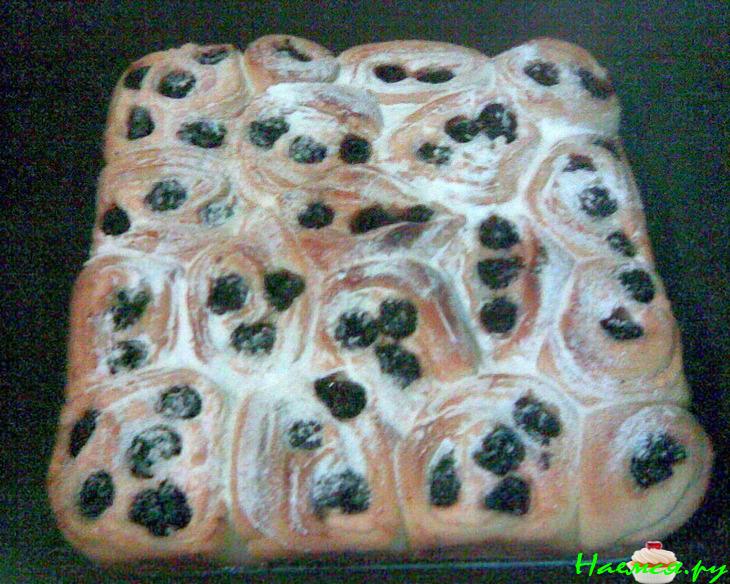 Вишнево-творожный пирог