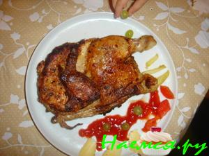 Курица табака