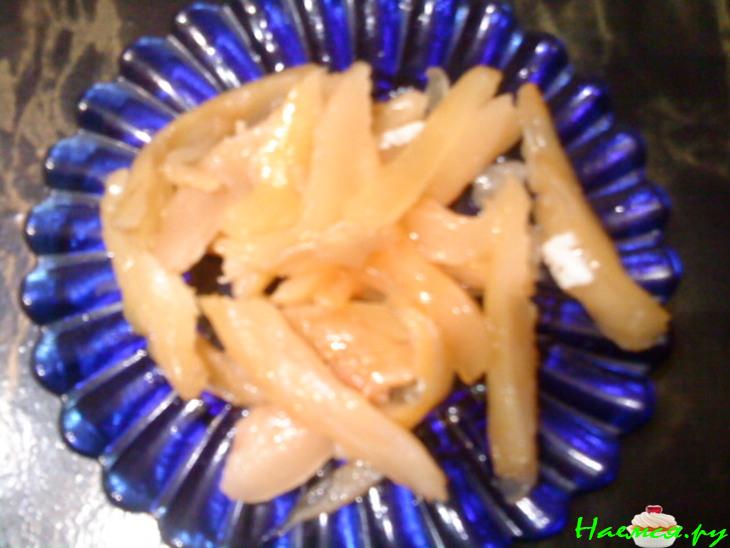 Салат из копчёной скумбрии