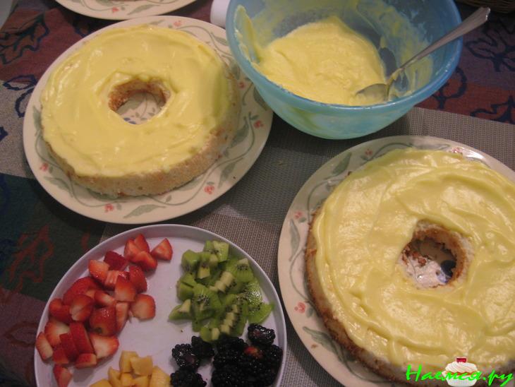 ANGEL FOOD CAKE (классический белоснежный нежный бисквит)