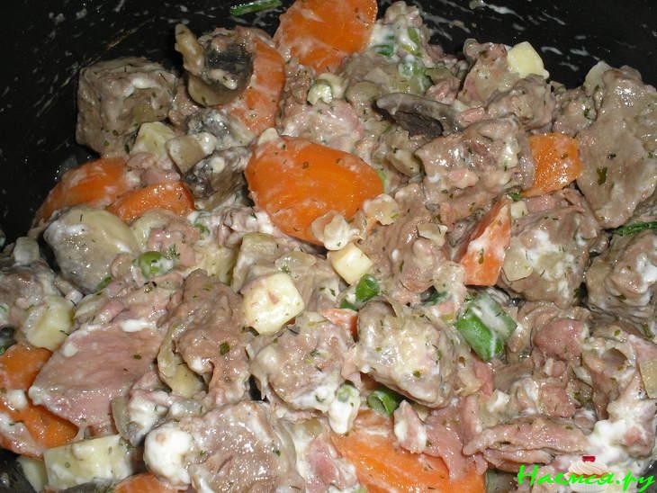 Мясной пирог "Праздничный"