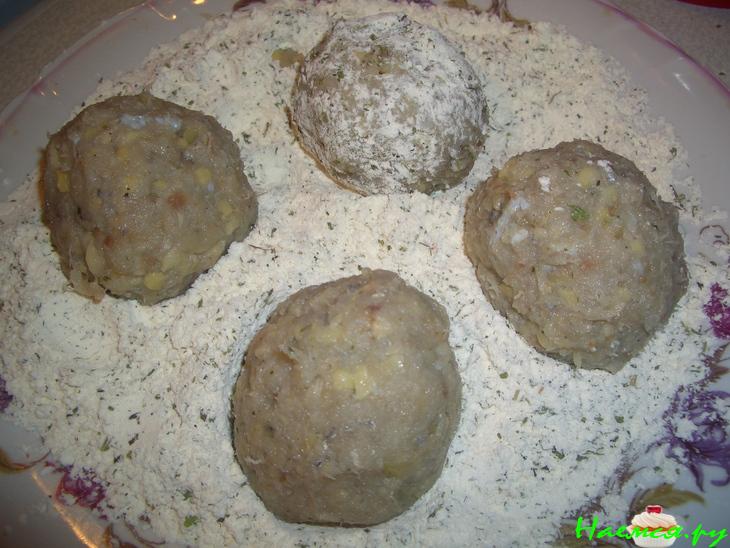Рыбные тефтели с лечо