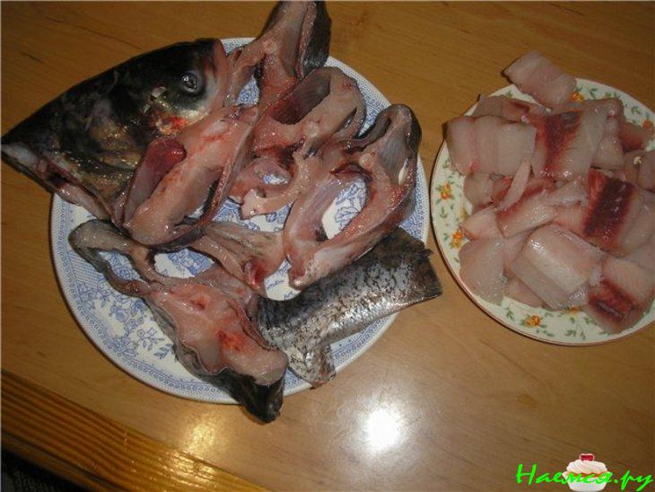 Толстолобик фаршированный с овощами