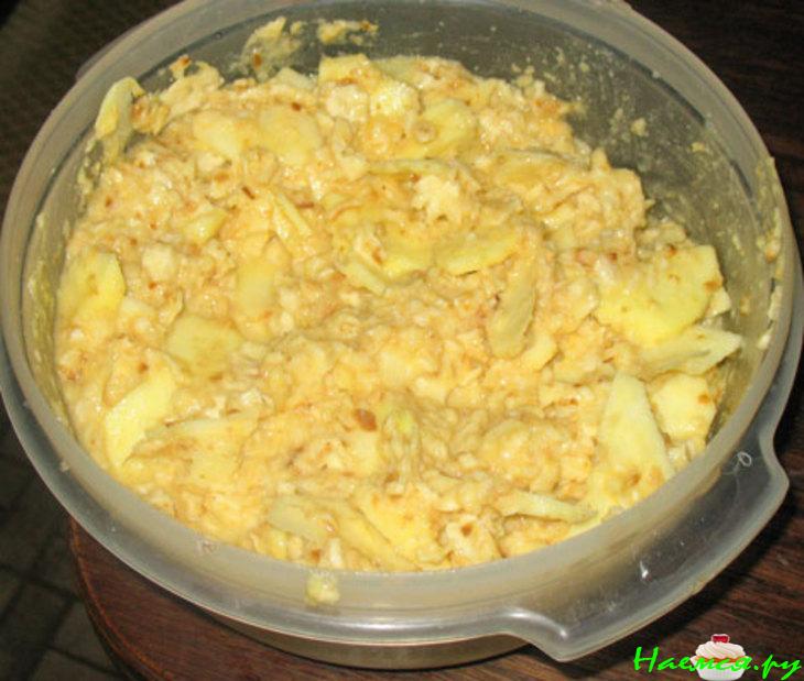 Яблочный пирог из мацы