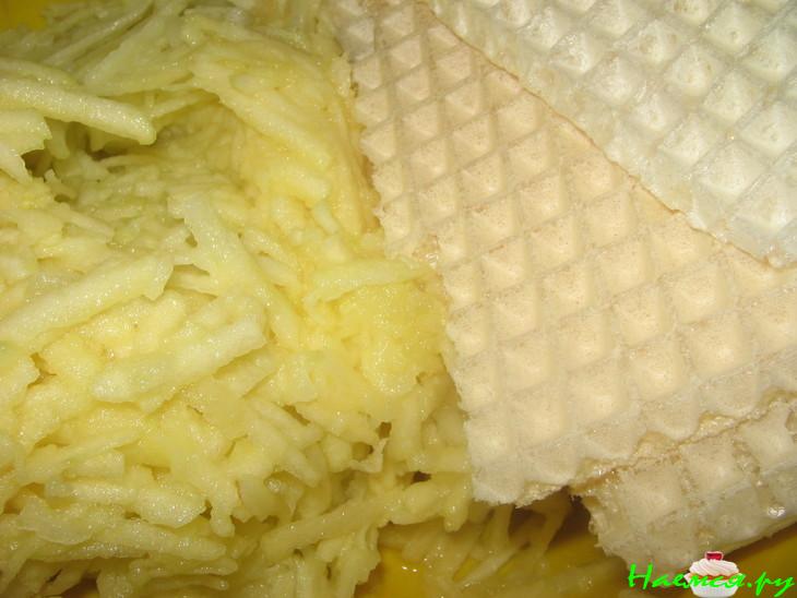 Пирог яблочный со сметанной заливкой Пирог яблочный со сметанной заливкой