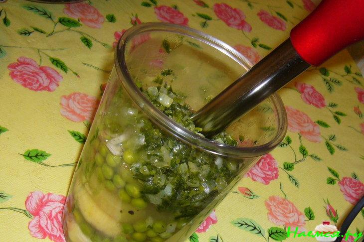 Суп-пюре зелёный с сыром Суп-пюре зелёный с сыром