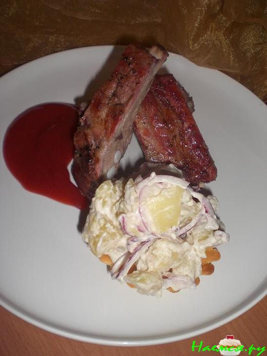 Рёбрышки в маринаде