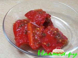 Сладкий перец в томатном соке