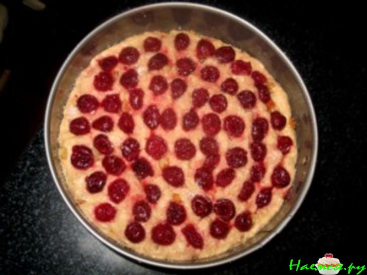 Пирог "Экспериментальный" вишневый, вкусный