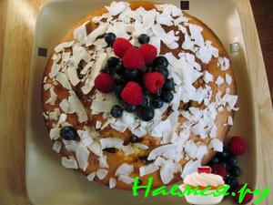 Пирог с кокосом