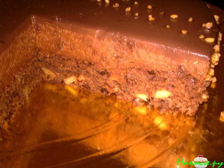 Легкий Brownies с шоколадным муссом