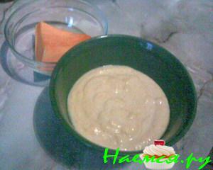 Десерт из тыквы на йогурте