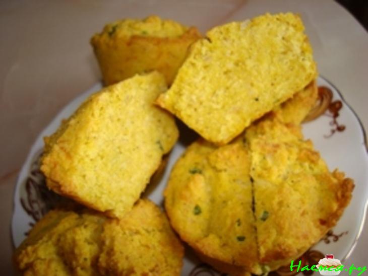 Кукурузный кекс с сыром