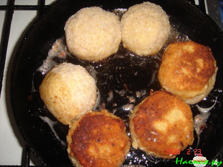 Котлеты из курятины и телятины