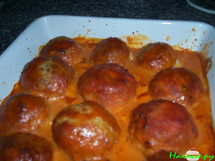 Тефтели с сыром и оливками