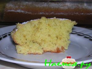 Сливочный манник с лимоном