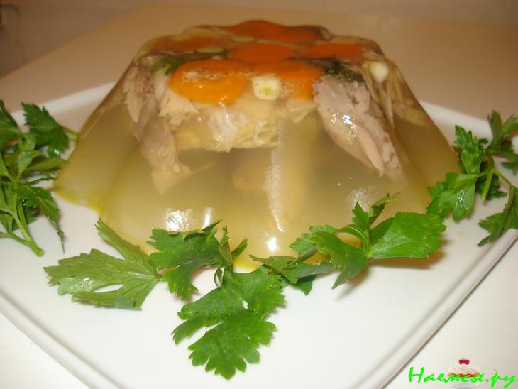 Холодец из петуха