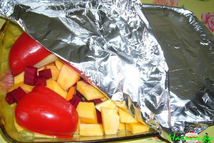 Суп-пюре из овощей "Бордовый"