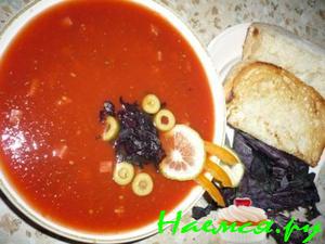 Солянка холодная «Гаспачо»