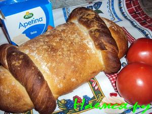 Греческий хлеб с маслинами (Greek olive bread)