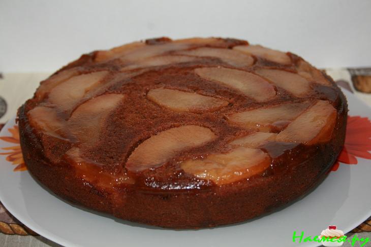 Кофейно-шоколадный пирог с яблоками Кофейно-шоколадный пирог с яблоками