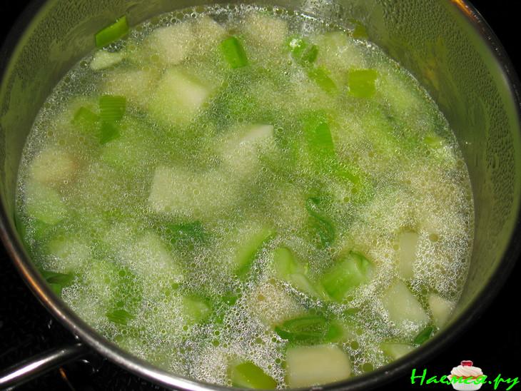 Суп-пюре из кочерыжки