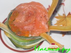 Цуккини с рыбкой