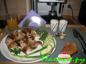 Перепела жареные