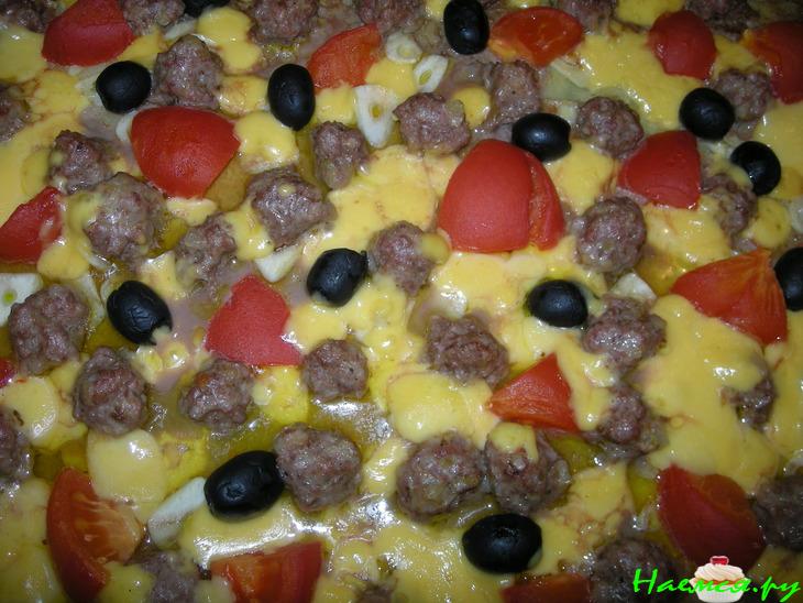 Пицца из картофеля