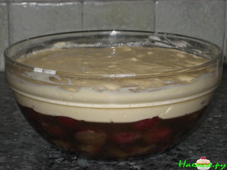 Виноградный торт с желе