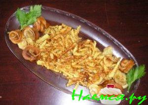 Картофельные розы во фритюре Картофельные розы во фритюре