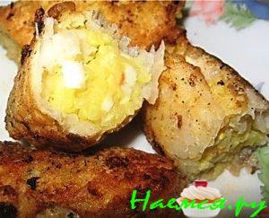 Рыбный рулет с рисом и яйцом