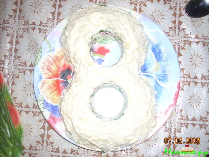 Салат "С 8 марта!"