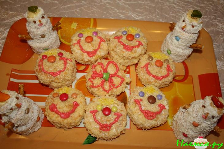 Пирожные "Ежики" (возможно вариант) Пирожные "Ежики" (возможно вариант)